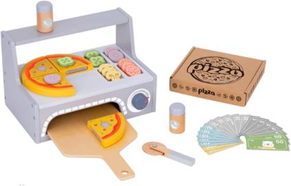 Forno per Pizza in Legno Gioco Simbolico per Bambini