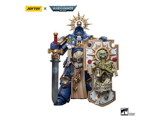 Warhammer 40k Action Figura 1/18 Ultramarines Primaris Captain Con Relic Shield E Power Sword 12 Cm Joy Toy (cn)