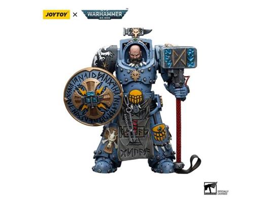 Warhammer 40k Action Figura 1/18 Space Wolves Arjac Rockfist 12 Cm Joy Toy (cn)