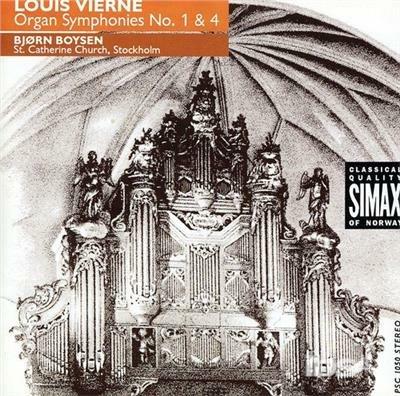 Symphonies No. 1 & 4 - CD Audio di Louis Vierne