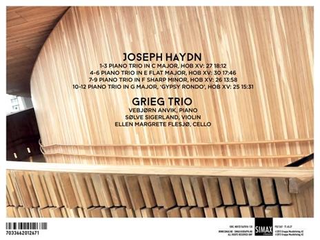 Haydn Piano Trios - CD Audio di Franz Joseph Haydn,Grieg Trio - 2