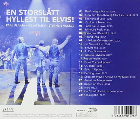 Elvis - CD Audio di Vidar Busk,Paal Flaata,Stephen Ackles - 2