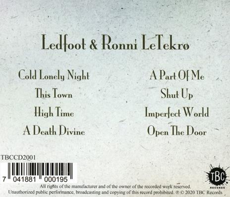 Ledfoot & Ronni Le Tekro - CD Audio di Ledfoot & Ronni Le Tekro - 2