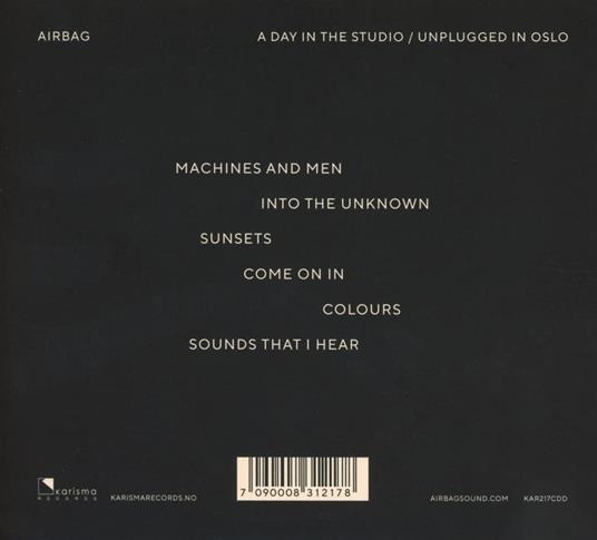 A Day in the Studio - CD Audio + DVD di Airbag - 2