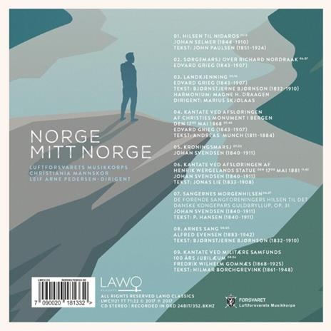 Norge, Mitt Norge - CD Audio di Luftforsvarets Musikkorps - 2