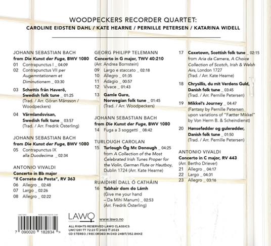 Borrowed, Not Stolen - CD Audio di Woodpeckers Recorder Quartet - 2