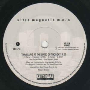 Travelling at the Speed of Thought - Vinile 7'' di Ultramagnetic MC's