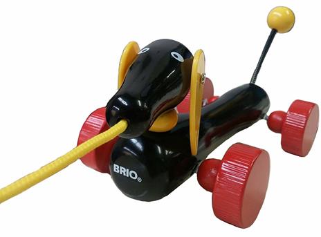 BRIO - Cane Bassotto, Gioco Spingi e Cammina in Legno, Età 12+ Mesi - 13