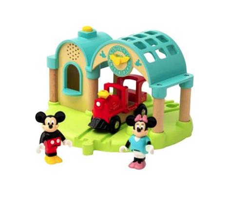 BRIO - Disney Stazione Registra e Ascolta Topolino e Minnie, Accessori Pista Trenino BRIO, 4 Pezzi, Età 3+ Anni - 2