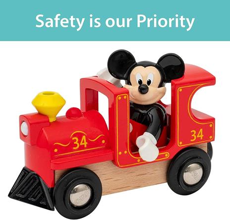 BRIO - Disney Stazione Registra e Ascolta Topolino e Minnie, Accessori Pista Trenino BRIO, 4 Pezzi, Età 3+ Anni - 5