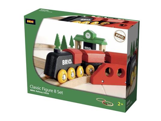 BRIO - Set Ferrovia Classico, Pista Trenino con Accessori, 22 Pezzi, Età 24+ Mesi - 4