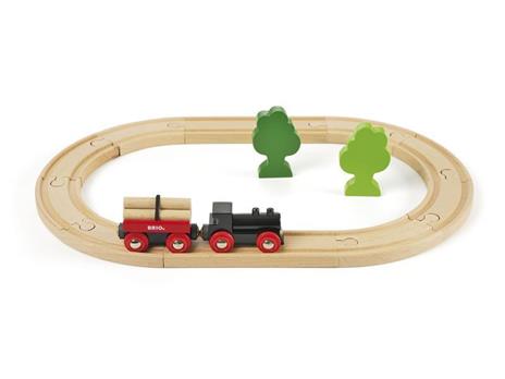 BRIO - Piccolo Set Ferrovia della Foresta, Pista Trenino, 18 Pezzi, Età 24+ Mesi - 6