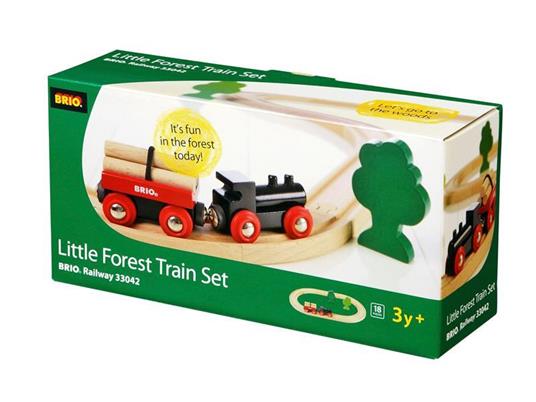 BRIO - Piccolo Set Ferrovia della Foresta, Pista Trenino, 18 Pezzi, Età 24+ Mesi - 7