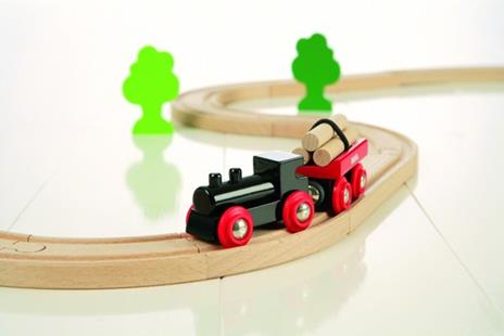 BRIO - Piccolo Set Ferrovia della Foresta, Pista Trenino, 18 Pezzi, Età 24+ Mesi - 12