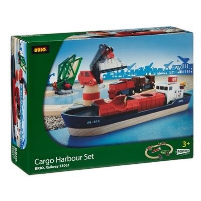 BRIO WORLD - Set Ferrovia Portuale, Pista Trenino con Accessori, 16 pezzi, Età 3+ Anni - 3