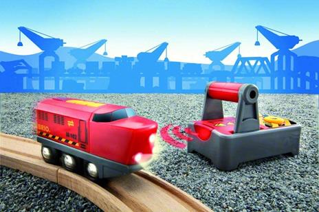 BRIO WORLD - Locomotiva Telecomandata con Luci e Suoni, Veicoli per Pista Trenino BRIO, Età 3+ Anni - 4