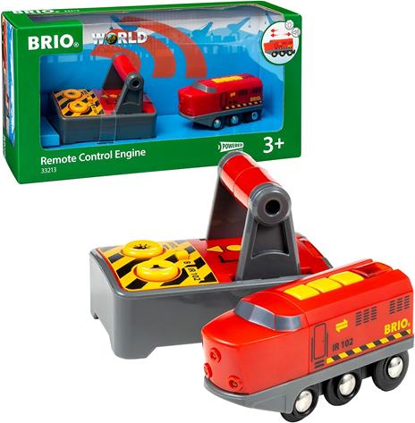 BRIO WORLD - Locomotiva Telecomandata con Luci e Suoni, Veicoli per Pista Trenino BRIO, Età 3+ Anni - 6