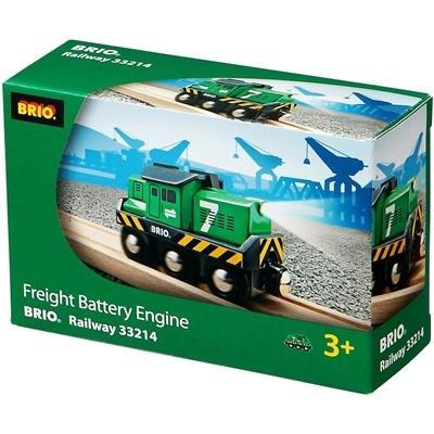 BRIO WORLD - Locomotiva per Treno Merci a Batterie con Faro, Veicoli per Pista Trenino BRIO, Età 3+ Anni - 3