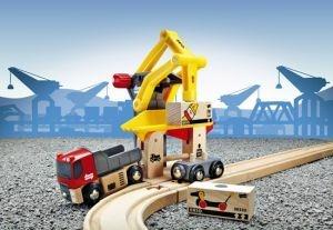 BRIO WORLD - Stazione Movimentazione Merci, Accessorio per Pista Trenino BRIO, Set da 6 Pezzi, Età 3+ Anni - 5