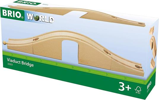 BRIO WORLD - Ponte Viadotto, Accessorio per Pista Trenino BRIO, Età 3+ Anni - 3