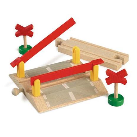 BRIO WORLD - Passaggio a Livello, Accessorio per Pista Trenino BRIO, 4 Pezzi, Età 3+ Anni - 2