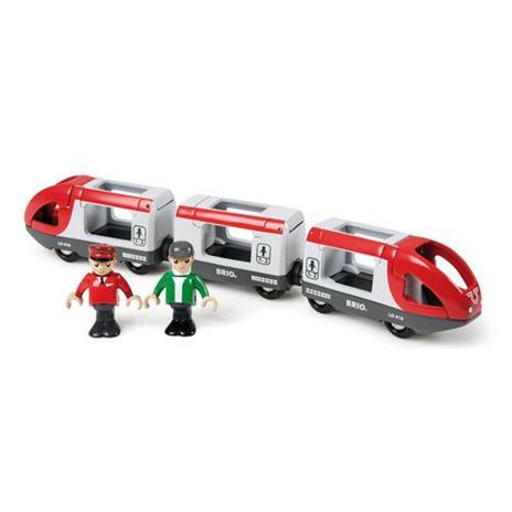 BRIO WORLD - Treno Passeggeri, Veicoli per Pista Trenino BRIO, 5 Pezzi, Età 3+ Anni - 2