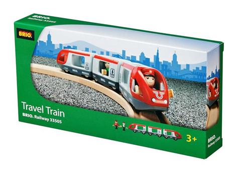 BRIO WORLD - Treno Passeggeri, Veicoli per Pista Trenino BRIO, 5 Pezzi, Età 3+ Anni - 4