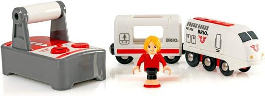 BRIO WORLD - Treno Passeggeri Telecomandato, Veicoli per Pista Trenino BRIO, 4 Pezzi, Età 3+ Anni - 3