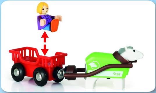 BRIO WORLD - Set Ferrovia Vita In Campagna, Pista Trenino con Accessori, 79 pezzi,  Età 3+ Anni - 4