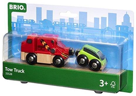 BRIO WORLD - Carro Attrezzi, Veicoli Giocattolo in Legno, 2 Pezzi, Età 3+ Anni - 3