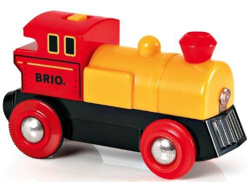 BRIO WORLD - Locomotiva Ricaricabile con cavo USB, Veicoli per Pista Trenino BRIO, Età 3+ Anni