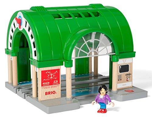 BRIO WORLD - Stazione Centrale, Accessorio per Pista Trenino BRIO, Set da 2 Pezzi, Età 3+ Anni - 3