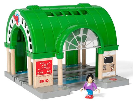 BRIO WORLD - Stazione Centrale, Accessorio per Pista Trenino BRIO, Set da 2 Pezzi, Età 3+ Anni - 17