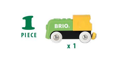 BRIO - La Mia Prima Ferrovia: Locomotiva a Batterie, Veicoli per Pista Trenino BRIO, Età 18+ Mesi - 3