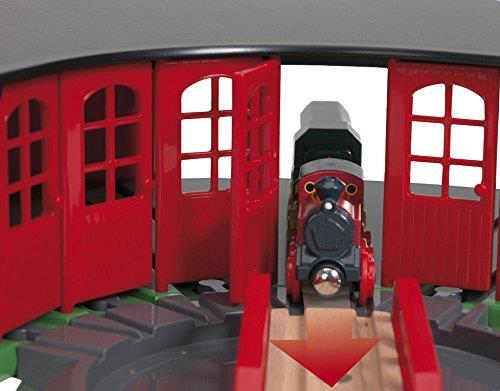 BRIO WORLD - Grande Deposito per Treni, Accessorio per Pista Trenino BRIO, Set da 2 Pezzi, Età 3+ Anni - 8