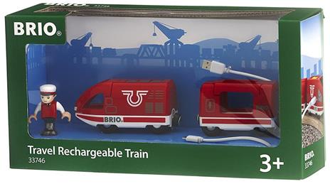 BRIO WORLD - Treno Passeggeri Ricaricabile con cavo USB, Veicoli per Pista Trenino BRIO, 4 Pezzi, Età 3+ Anni - 14