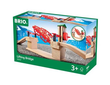 BRIO WORLD - Ponte Levatoio, Accessorio per Pista Trenino BRIO, Set da 3 Pezzi, Età 3+ Anni - 5