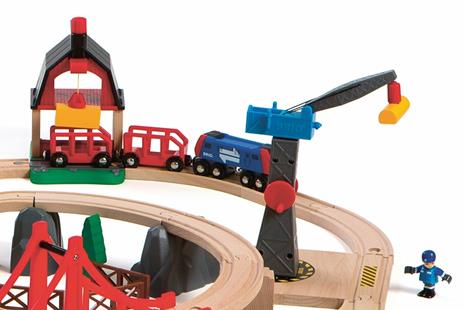 BRIO WORLD - Set Deluxe Il Mondo Della Ferrovia, Pista Trenino con Accessori, 106 pezzi, Età 3+ Anni - 12