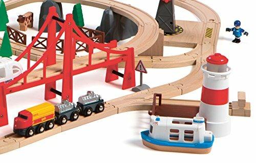 BRIO WORLD - Set Deluxe Il Mondo Della Ferrovia, Pista Trenino con Accessori, 106 pezzi, Età 3+ Anni - 6