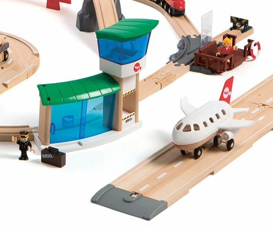 BRIO WORLD - Set Deluxe Il Mondo Della Ferrovia, Pista Trenino con Accessori, 106 pezzi, Età 3+ Anni - 10