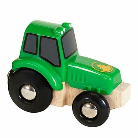 BRIO WORLD - Trattore con Rimorchio, Veicoli Giocattolo in Legno, 4 Pezzi, Età 3+ Anni - 5