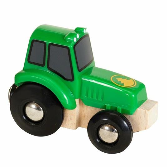 BRIO WORLD - Trattore con Rimorchio, Veicoli Giocattolo in Legno, 4 Pezzi, Età 3+ Anni - 10