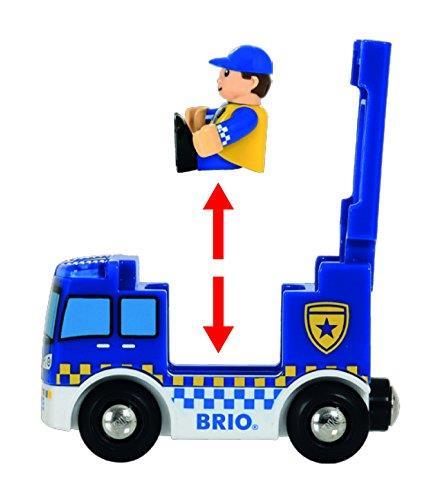 BRIO WORLD - Stazione della Polizia con Veicolo di Emergenza, Accessorio per Pista Trenino BRIO, Set da 5 Pezzi - 8