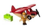 BRIO WORLD - Aeroplano per Safari, Veicoli Giocattolo in Legno, 3 Pezzi, Età 3+ Anni