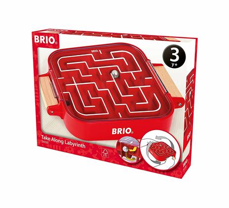 BRIO - Labirinto con Base Flessibile, Gioco da Tavolo in Legno con Biglia, Età 6+ Anni - 8