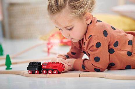 BRIO WORLD - Set Ferrovia con treno a vapore con cisterna, Pista trenino con Accessori, 24 pezzi, Età 3+ Anni - 5