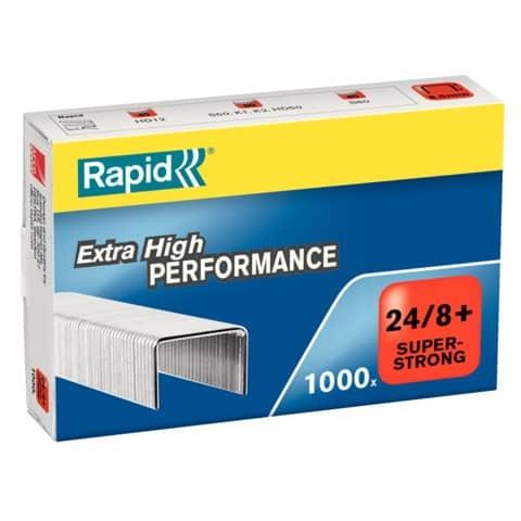 Punti metallici Rapid Super Strong 24/8+ conf. da 1000 – 24858500 - 2