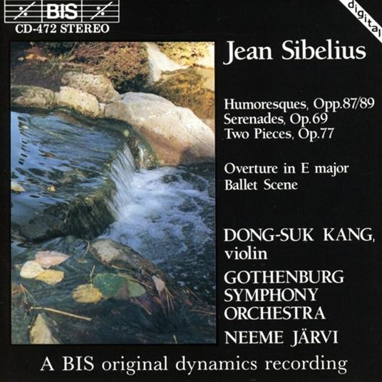 Six Humoresques - CD Audio di Jean Sibelius,Neeme Järvi,Göteborg Symphony Orchestra