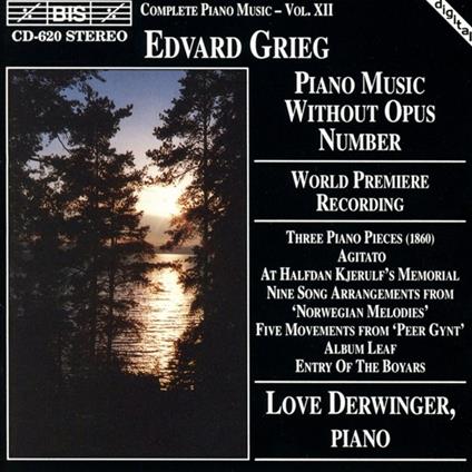 Musica per pianoforte senza numero d'opera - CD Audio di Edvard Grieg