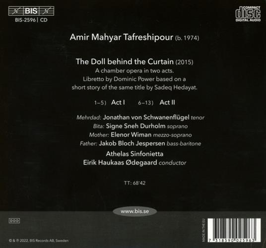 The Doll Behind The Curtain - CD Audio di Amir Mahyar Tafreshipour - 2
